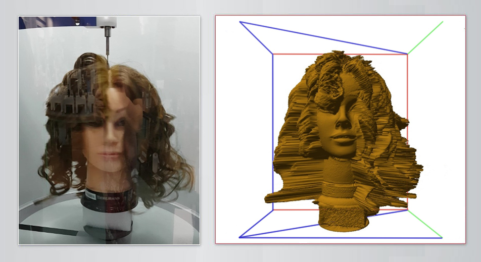 人体模型头部扫描说明