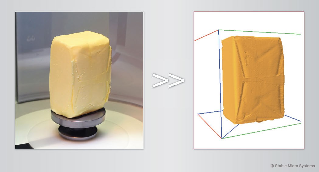 黄油块样品准备扫描>>样品存档扫描