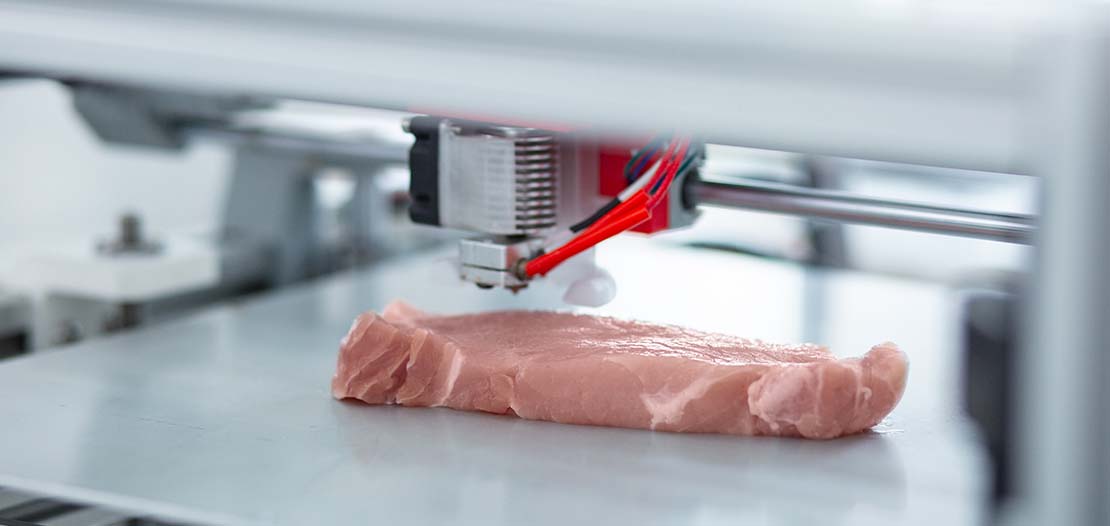 3D printing foods – meat