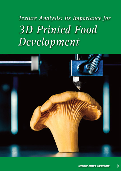 3D printed food development article