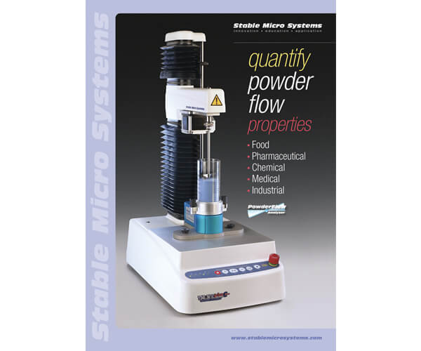 Powder Flow Analyser brochure
